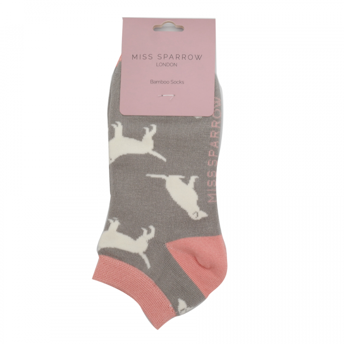 Bamboo Trainer Socks For Women - Labradors