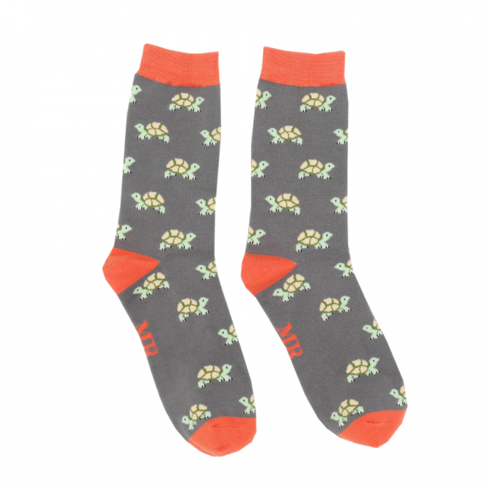 Bamboo Socks For Men - Turtles