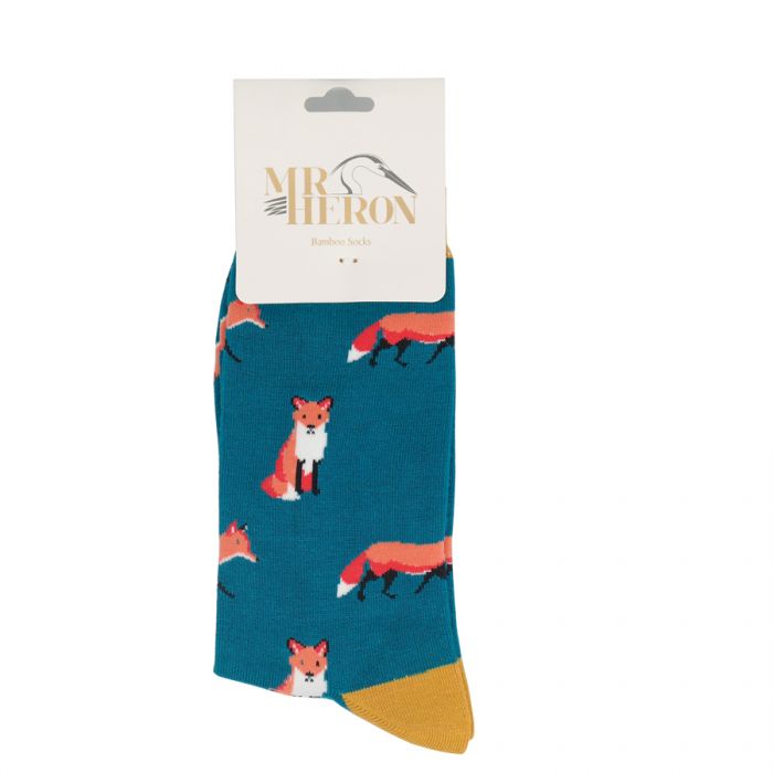 Bamboo Socks For Men - Foxes
