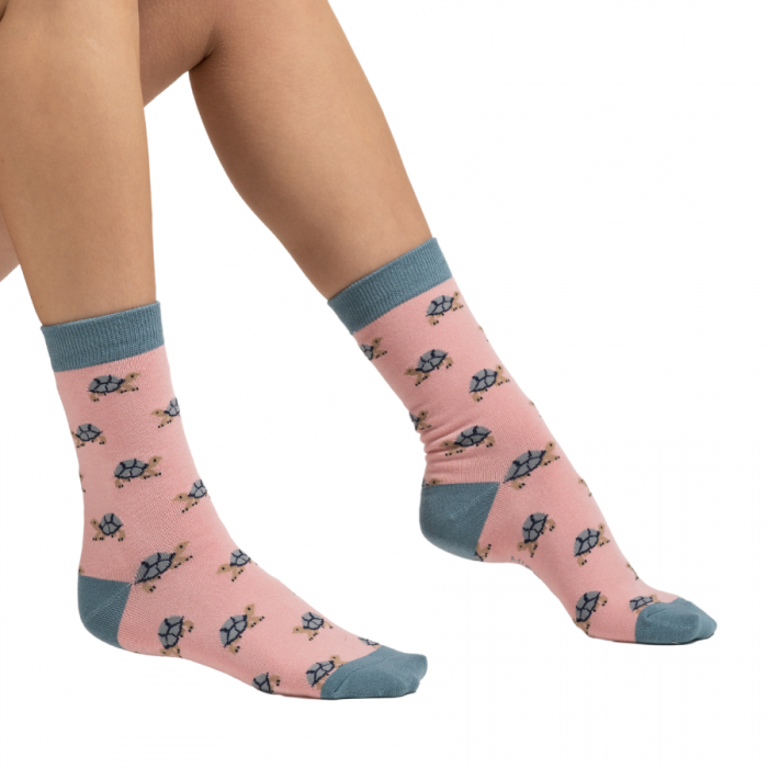 Bamboo Socks For Women - Turtles