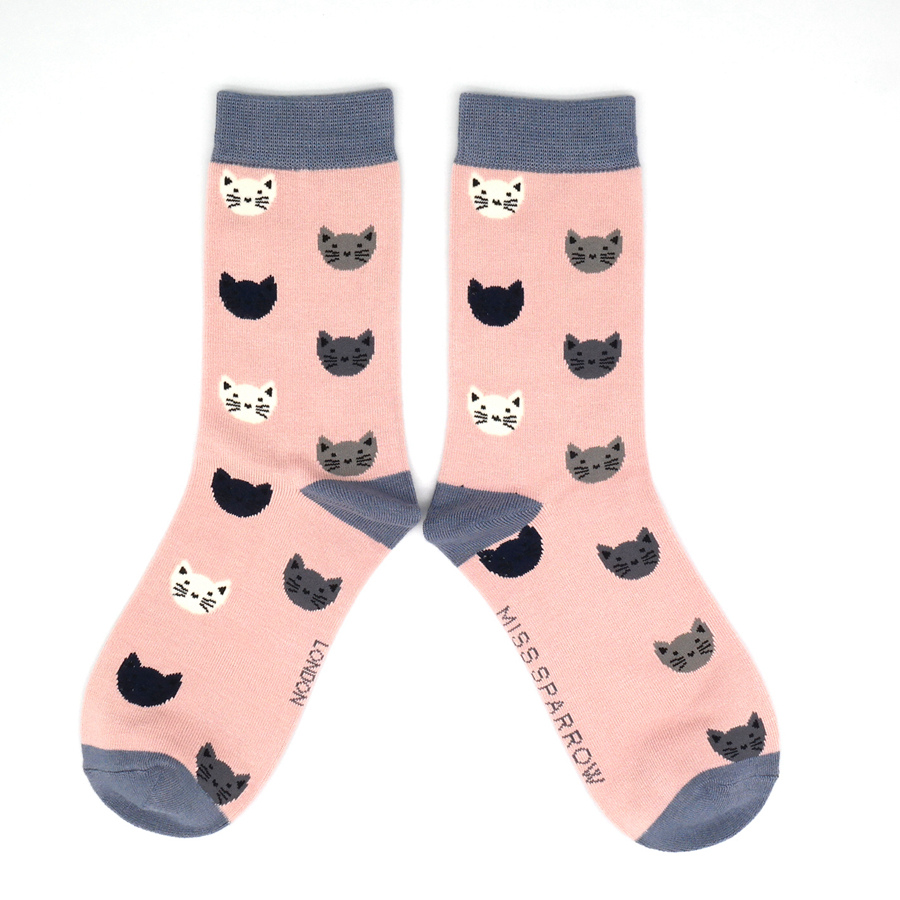 Bamboo Socks For Women - Cats
