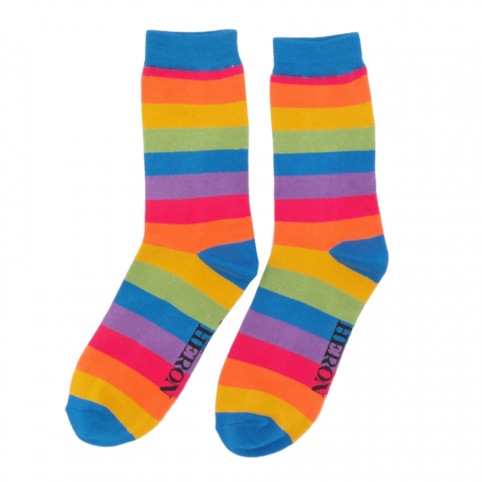 Bamboo Socks For Men - Thick Stripes