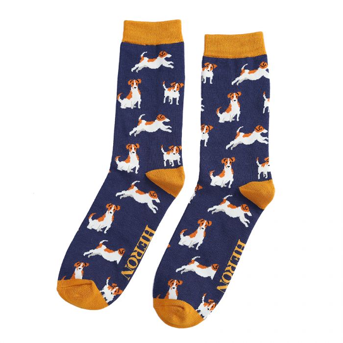 Bamboo Socks For Men - Jack Russell