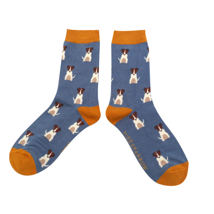 Bamboo Socks For Women - Mini Jack Russells