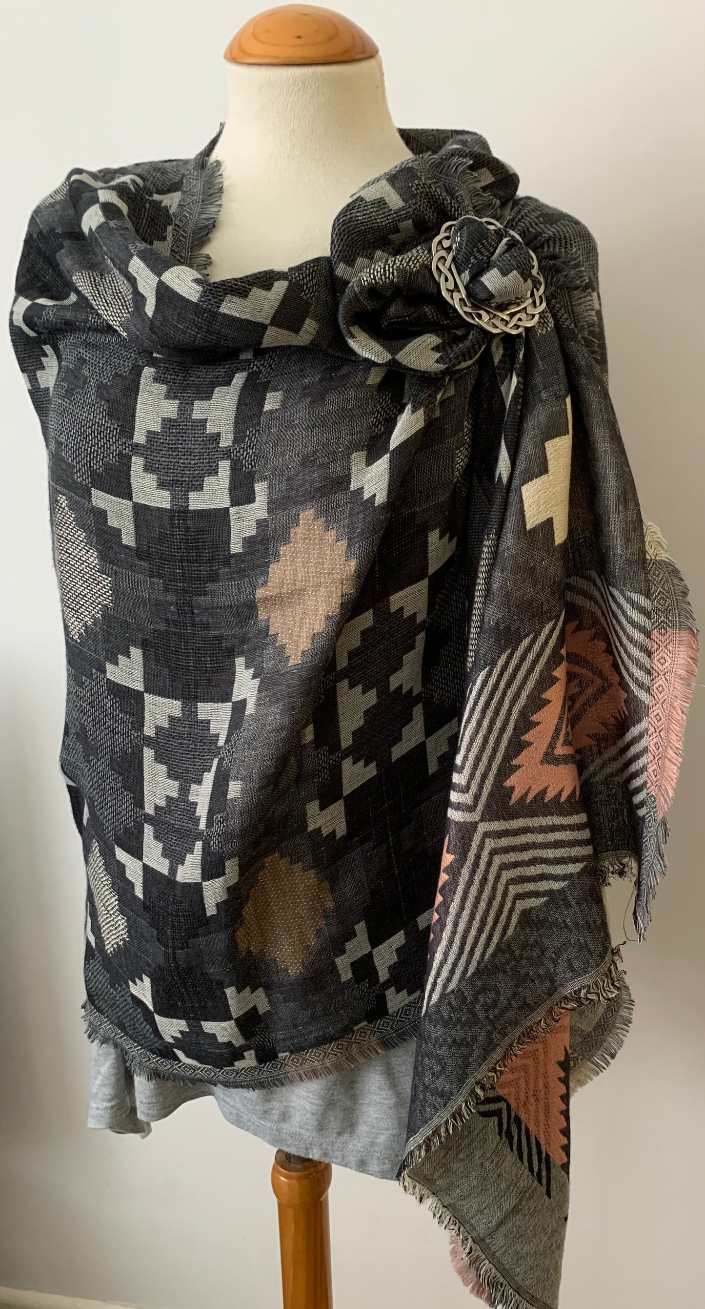 Aztec Print Tapestry Type Designer Wrap
