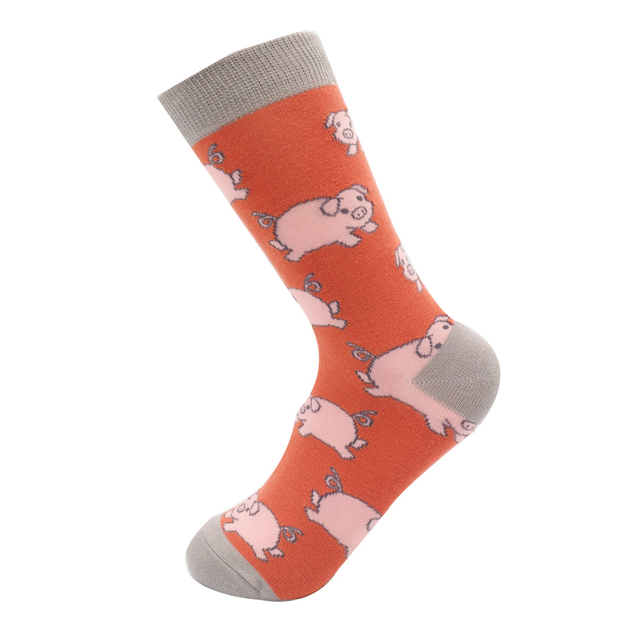 Bamboo Socks For Women - Piglets