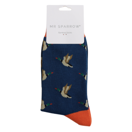 Bamboo Socks For Men - Flying Ducks