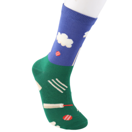 Bamboo Socks For Men - Cricket Scene