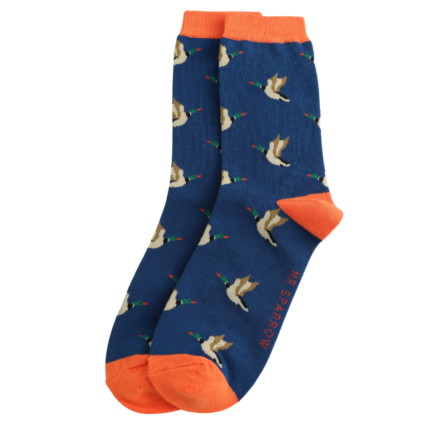 Bamboo Socks For Men - Flying Ducks