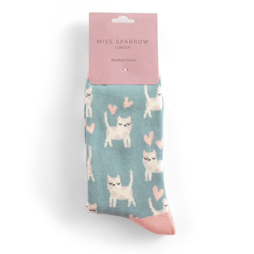 Bamboo Socks For Women - Sleepy Cats