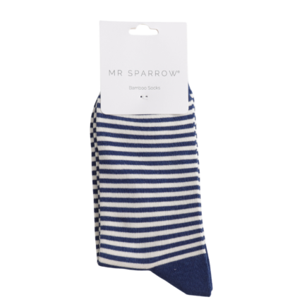 Bamboo Socks For Men - Simple Stripe