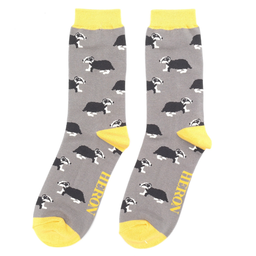 Bamboo Socks For Men - Badgers