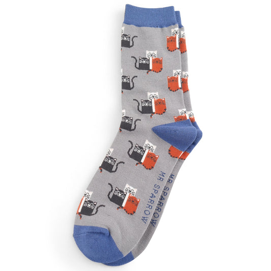 Bamboo Socks For Men - Cat Club