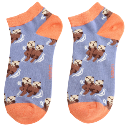 Bamboo Trainer Socks For Women - Otters