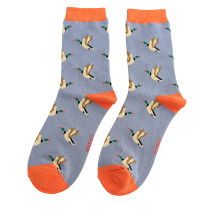 Bamboo Socks For Women - Flying Ducks