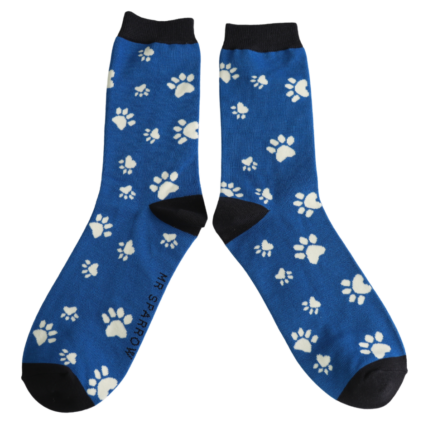 Bamboo Socks For Men - Paw Prints