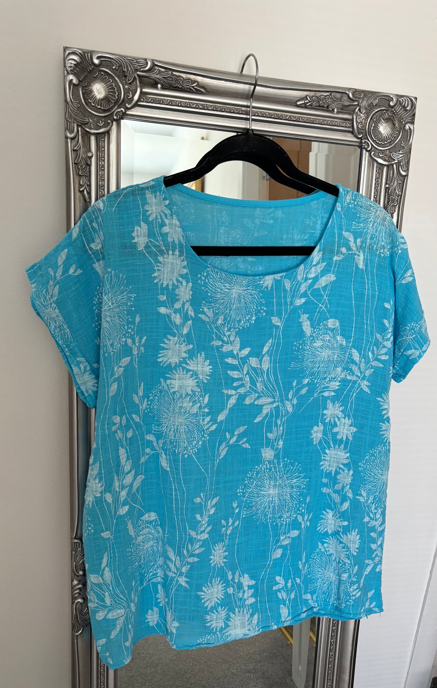 Cap Sleeve Cotton Tunic