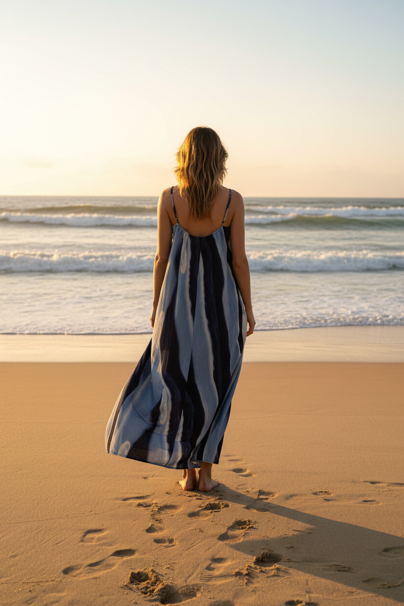 Two Tone Maxi Dress