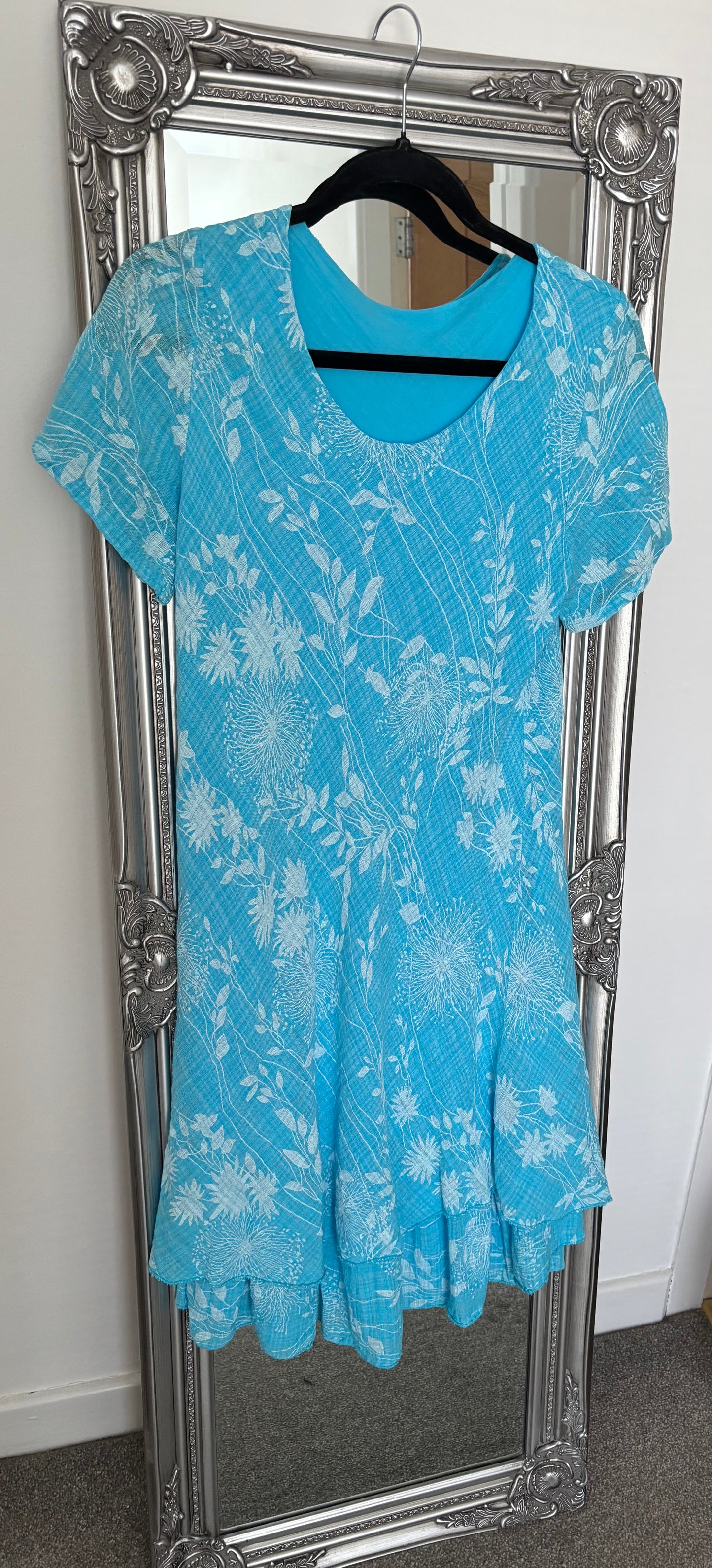 Bias Cut Cotton Dress
