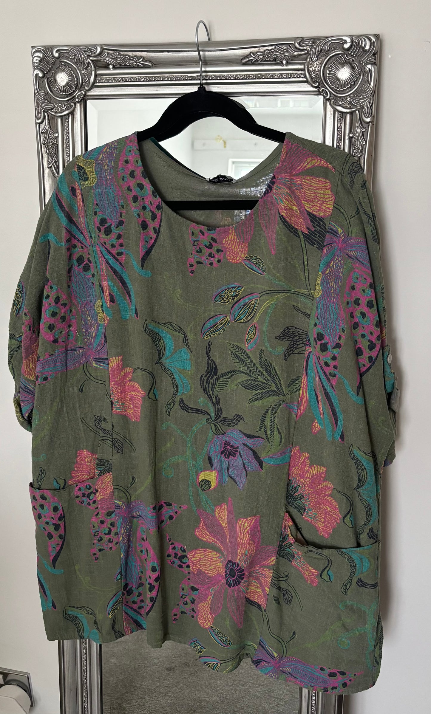Cotton Orchid Print Tunic