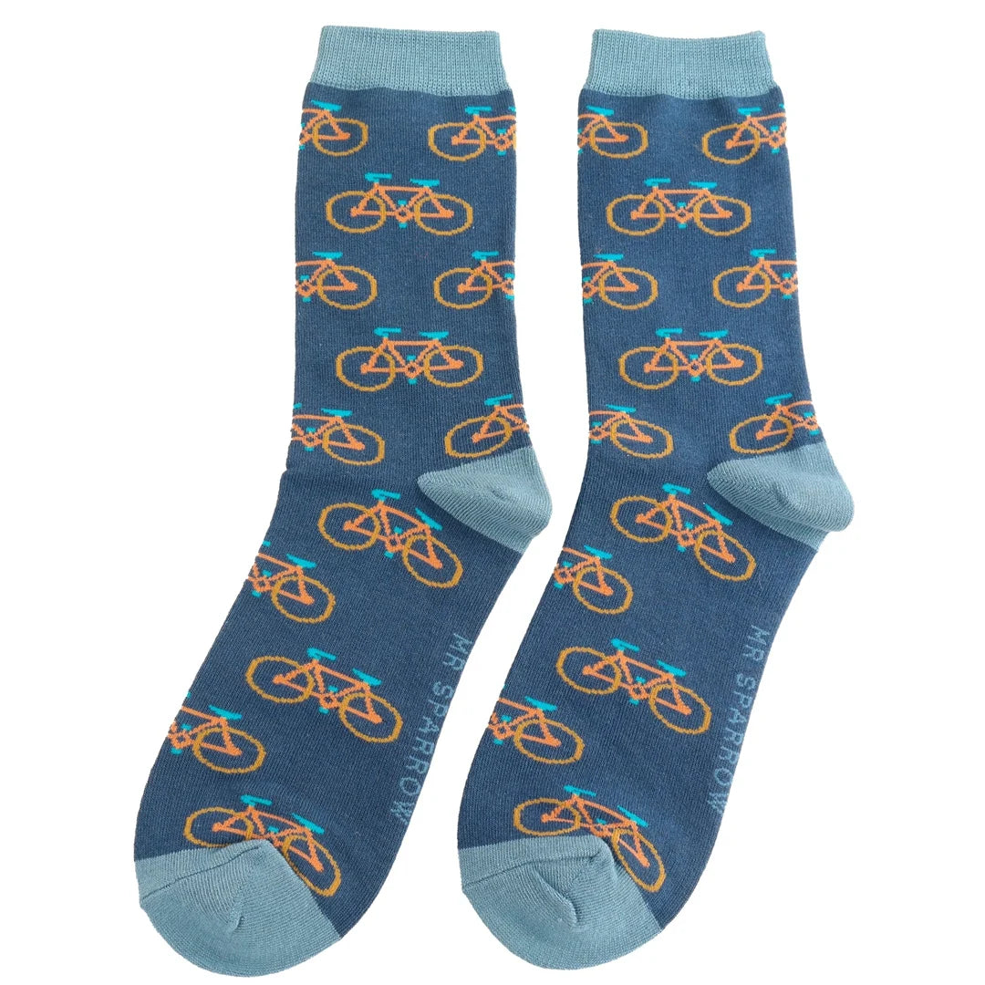 Bamboo Socks For Men - Bikes