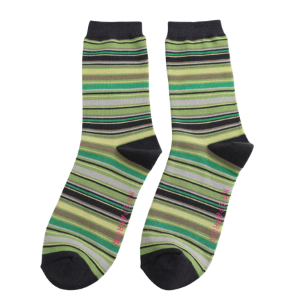 Bamboo Socks For Men - Multi Stripes
