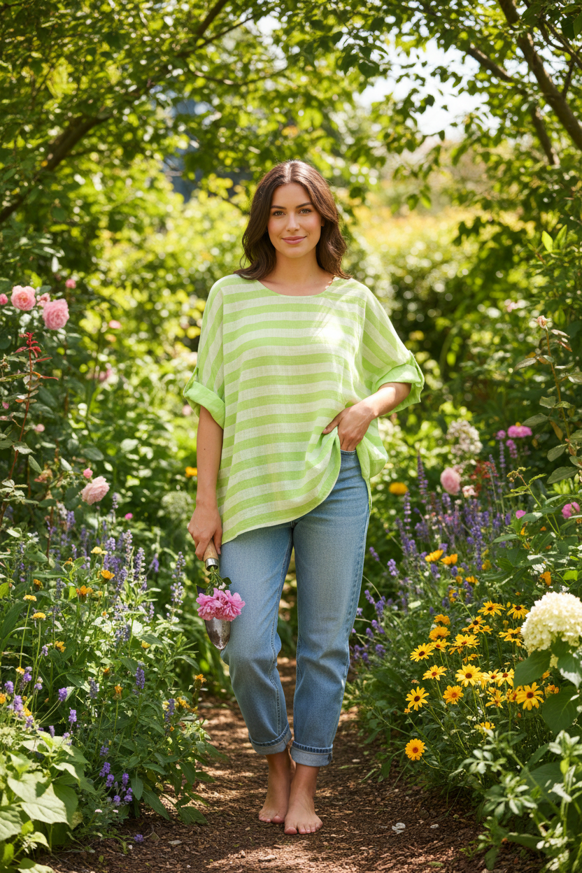 Striped Cotton Tunic