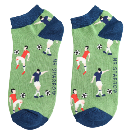 Bamboo Trainer Socks For Men - Footballers
