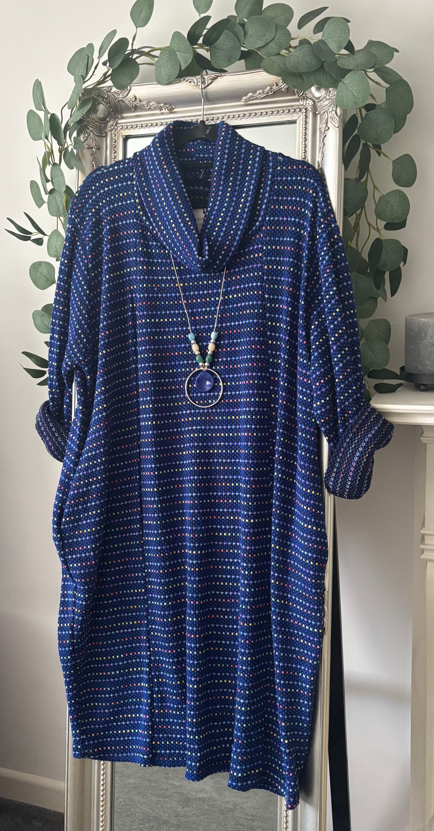 Cowl Neck Cosy Dress