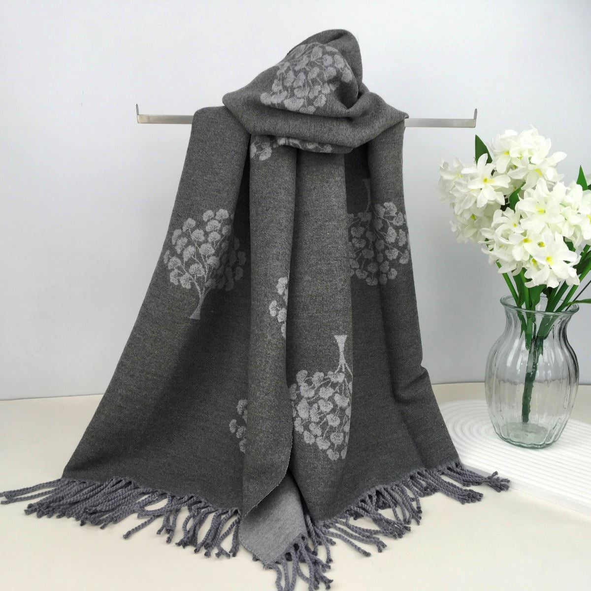 Super Soft Cashmere Blend Reversible Pashmina/Wrap