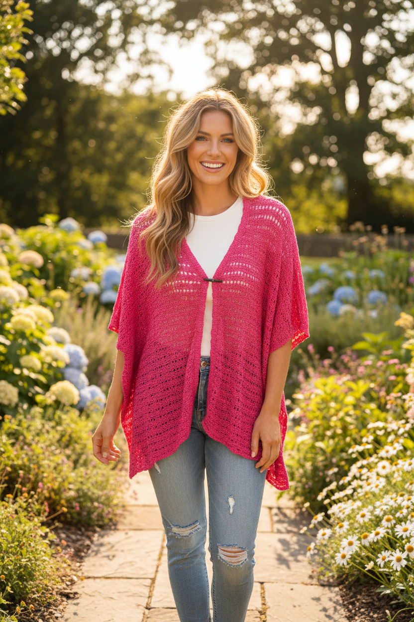Popcorn Button Jacket
