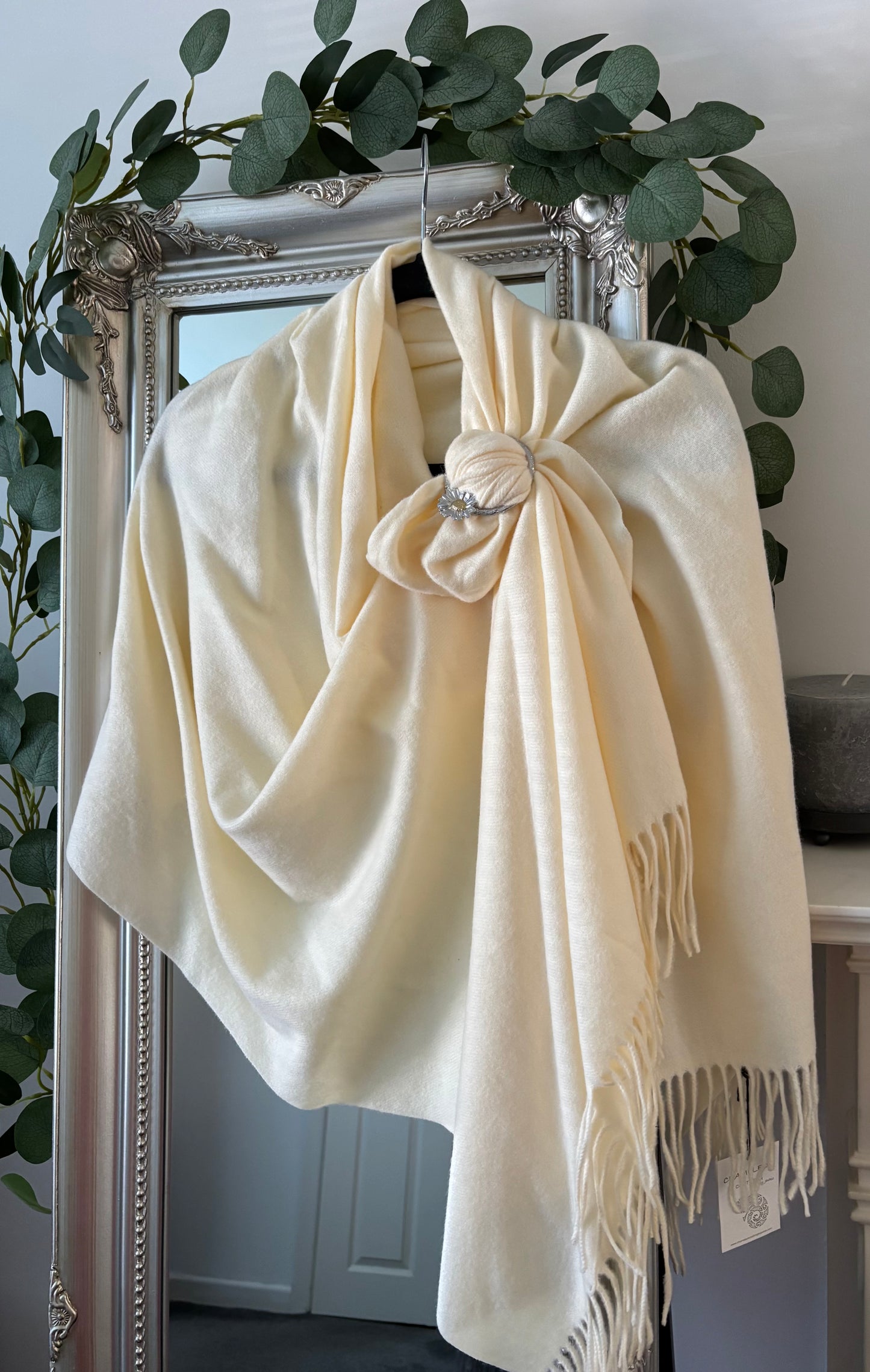 Daisy Scarf Ring - Silver & Gold