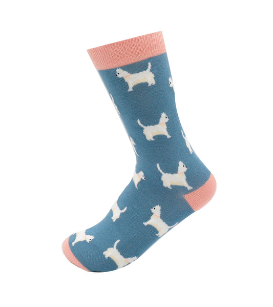 Bamboo Socks For Women - Scottie Dogs