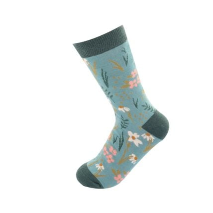 Bamboo Socks For Women - Floral Meadow