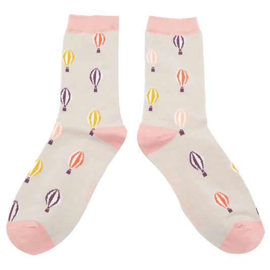 Bamboo Socks For Women - Hot Air Balloons