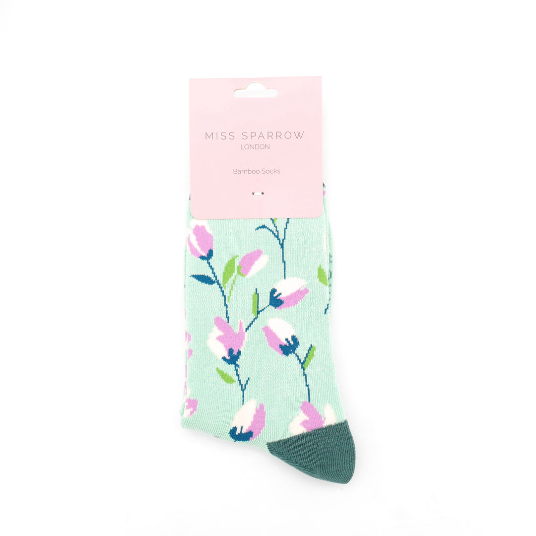 Bamboo Socks For Women - Ditsy Floral