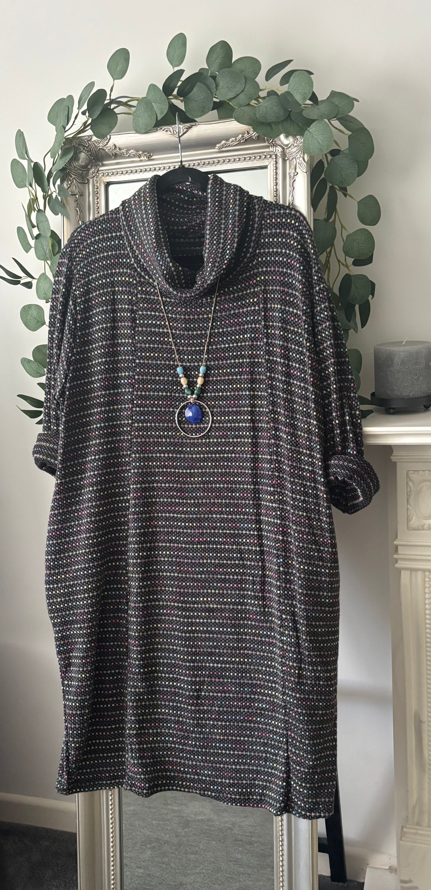 Cowl Neck Cosy Dress