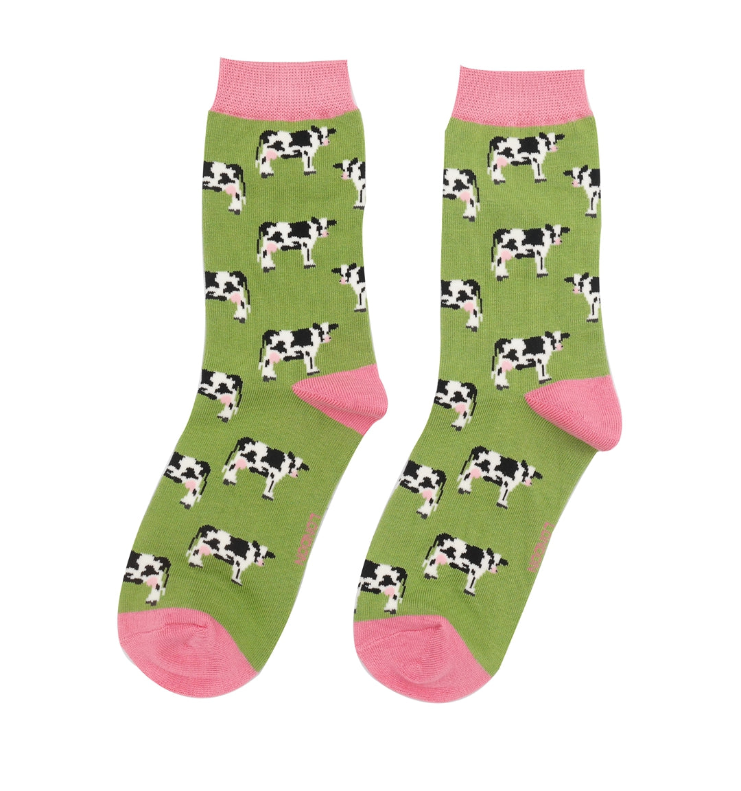 Bamboo Socks For Women - Cows