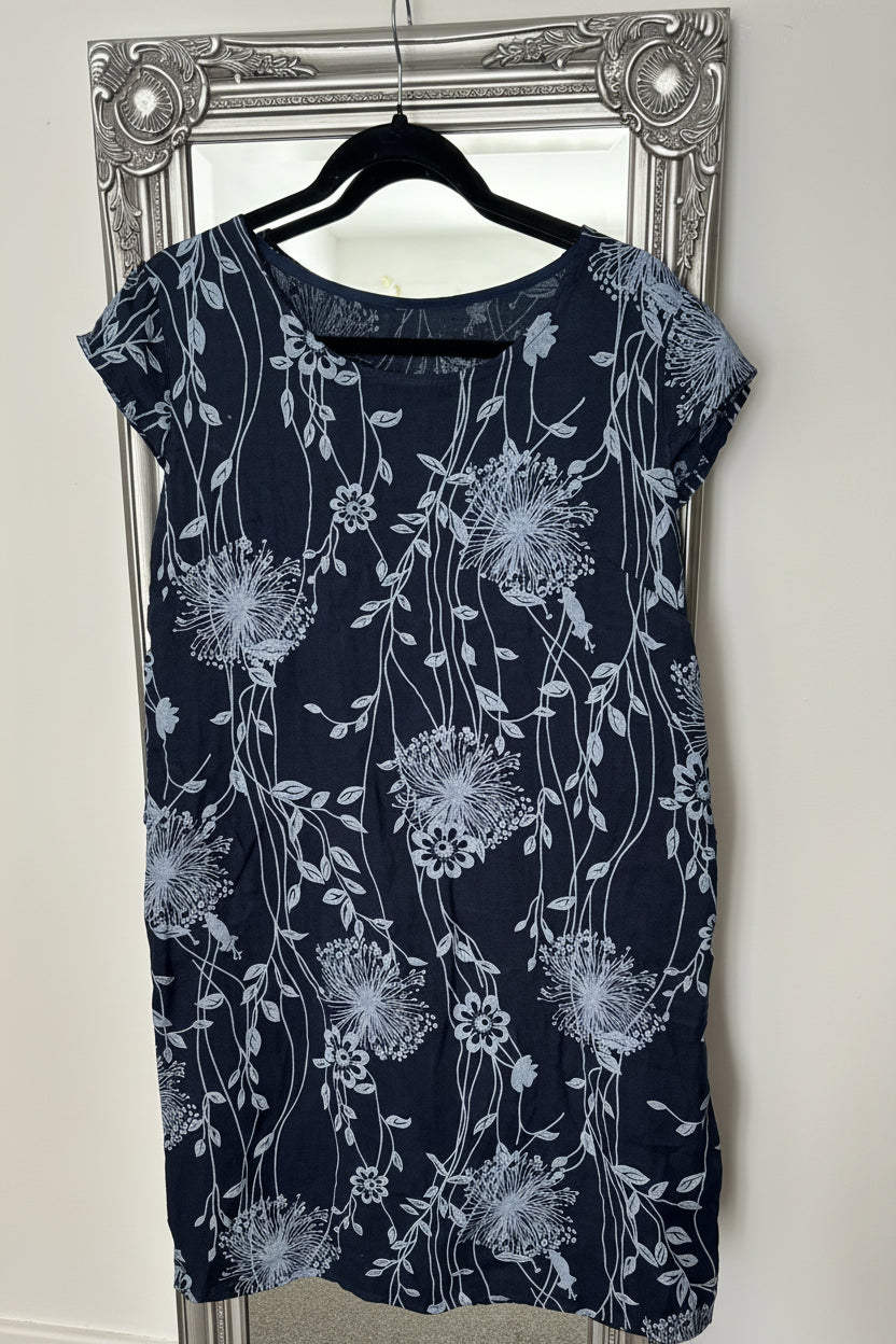 Linen Dress - Dandelion Print
