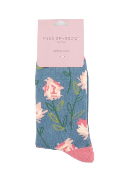 Bamboo Socks For Women - Abstract Floral