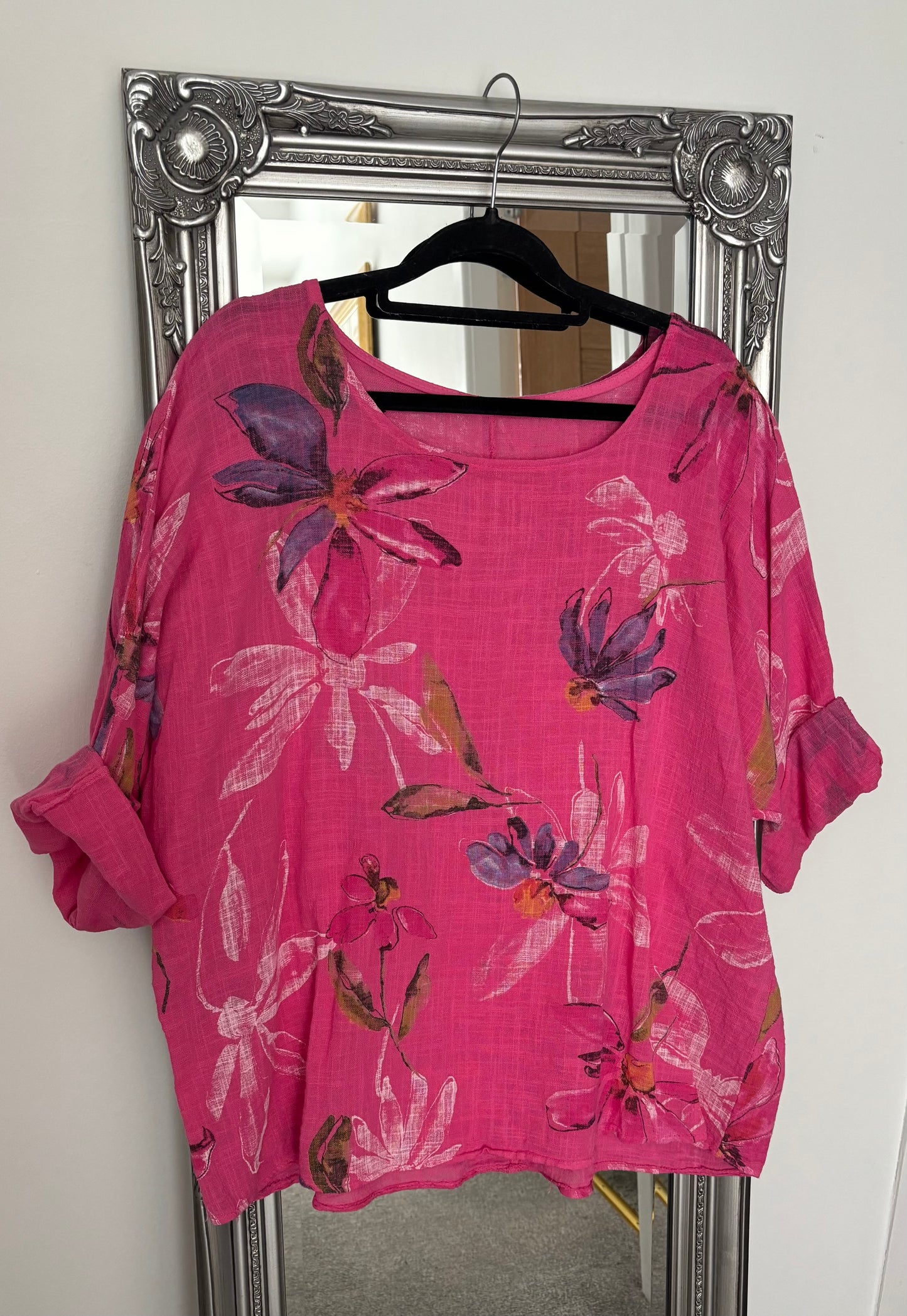 Cotton Floral Print Tunic
