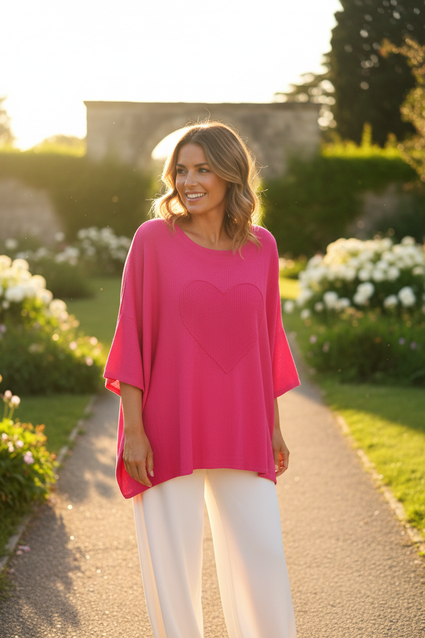 Cotton Heart Tunic