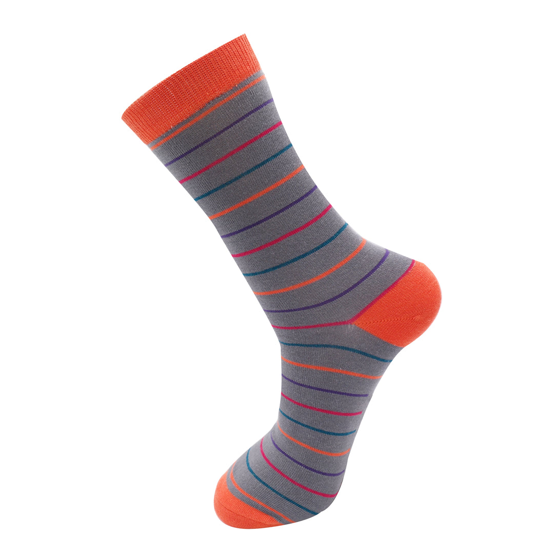 Bamboo Socks For Men - Thin Stripes