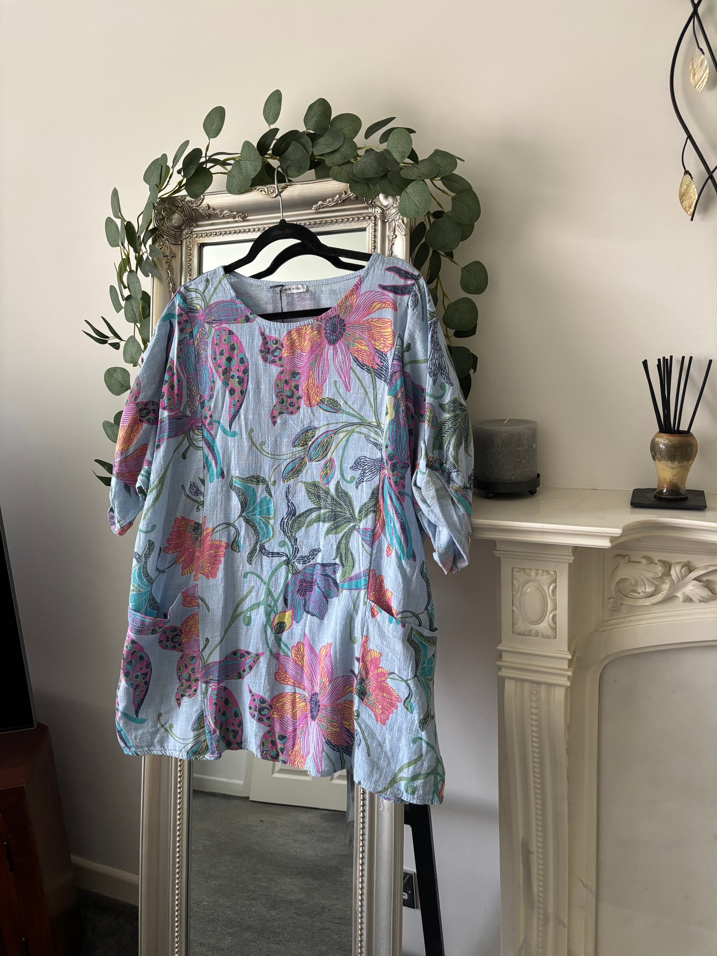 Cotton Orchid Print Tunic