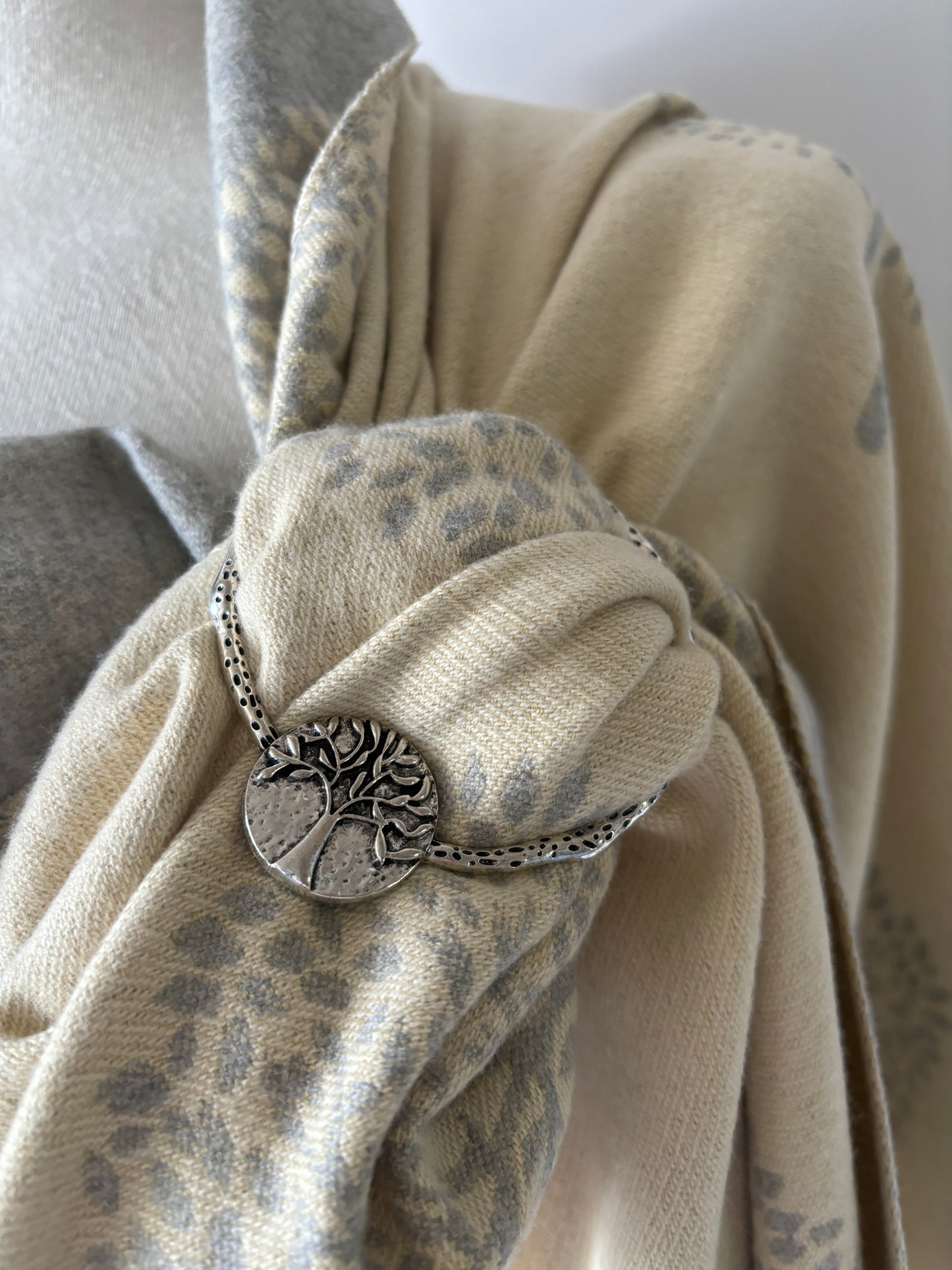 Tree of Life Scarf Ring