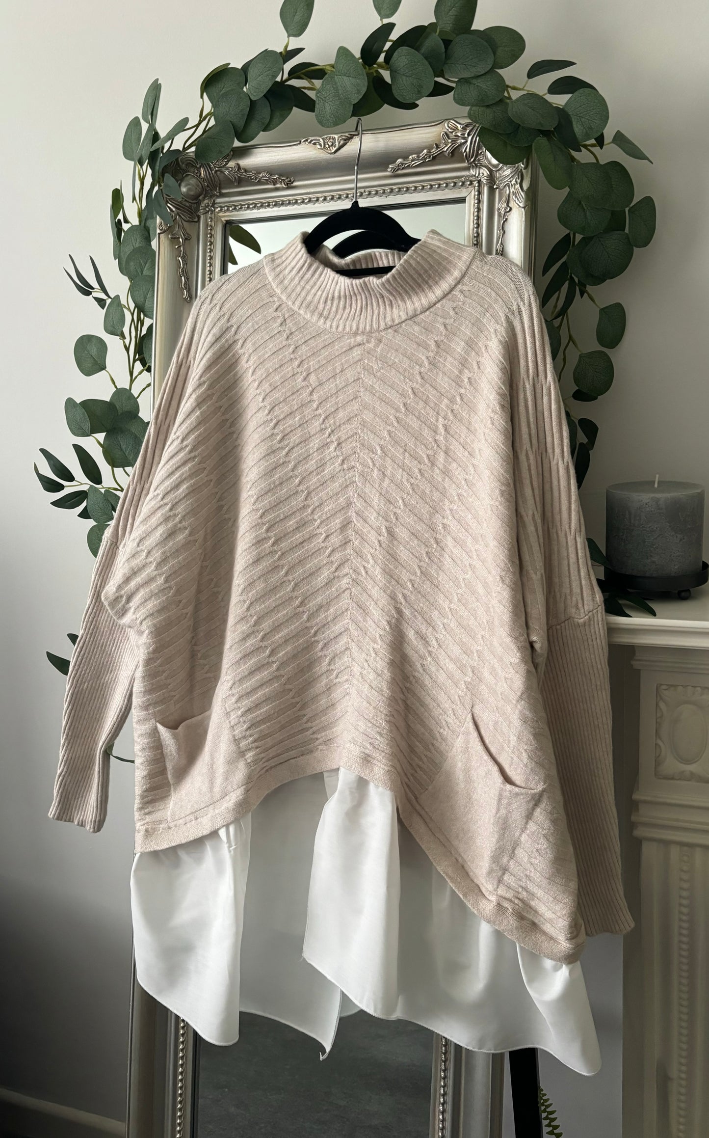 Cable Knit Plus Size Jumper