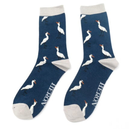 Bamboo Socks For Men - Herons