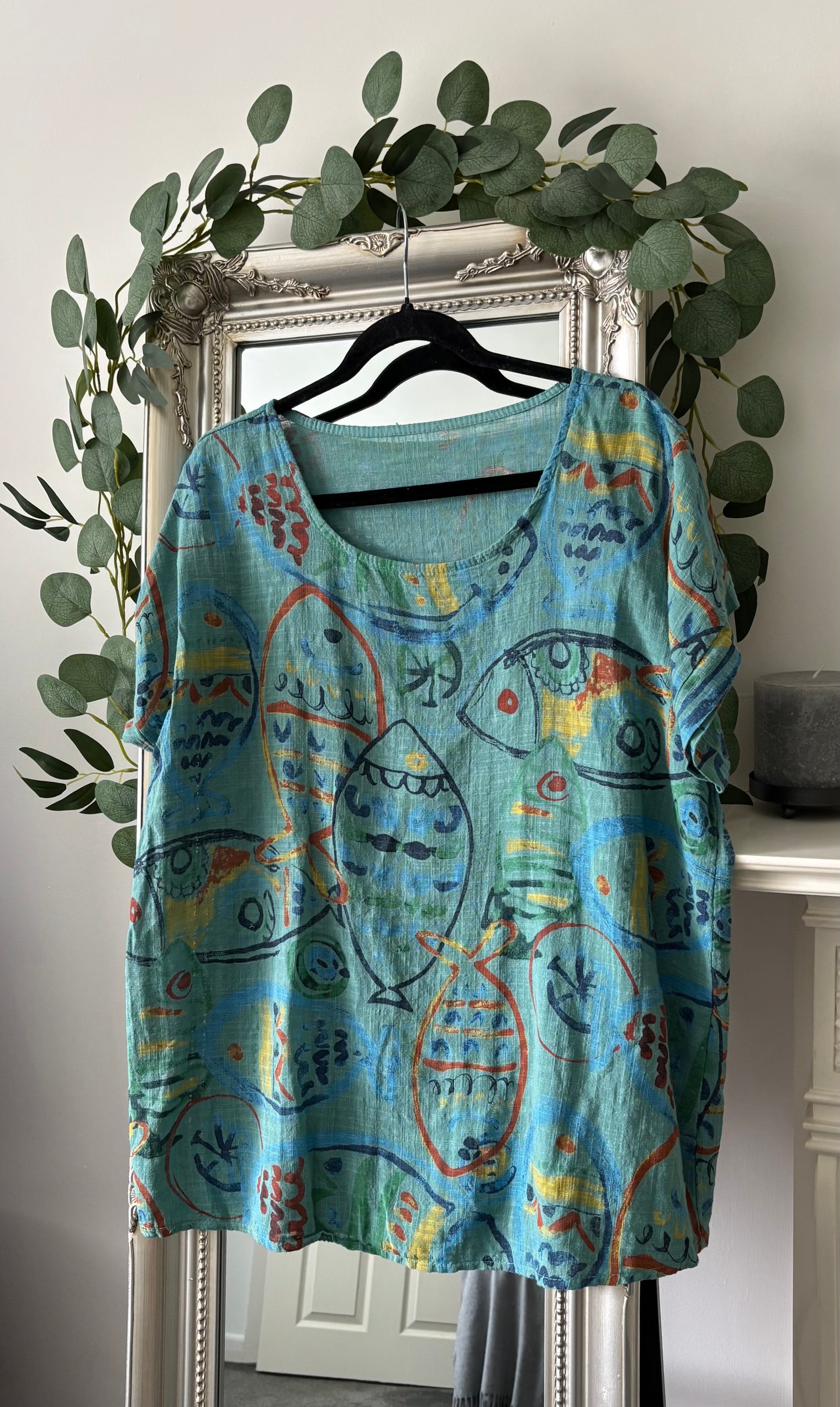 Cap Sleeve Cotton Tunic