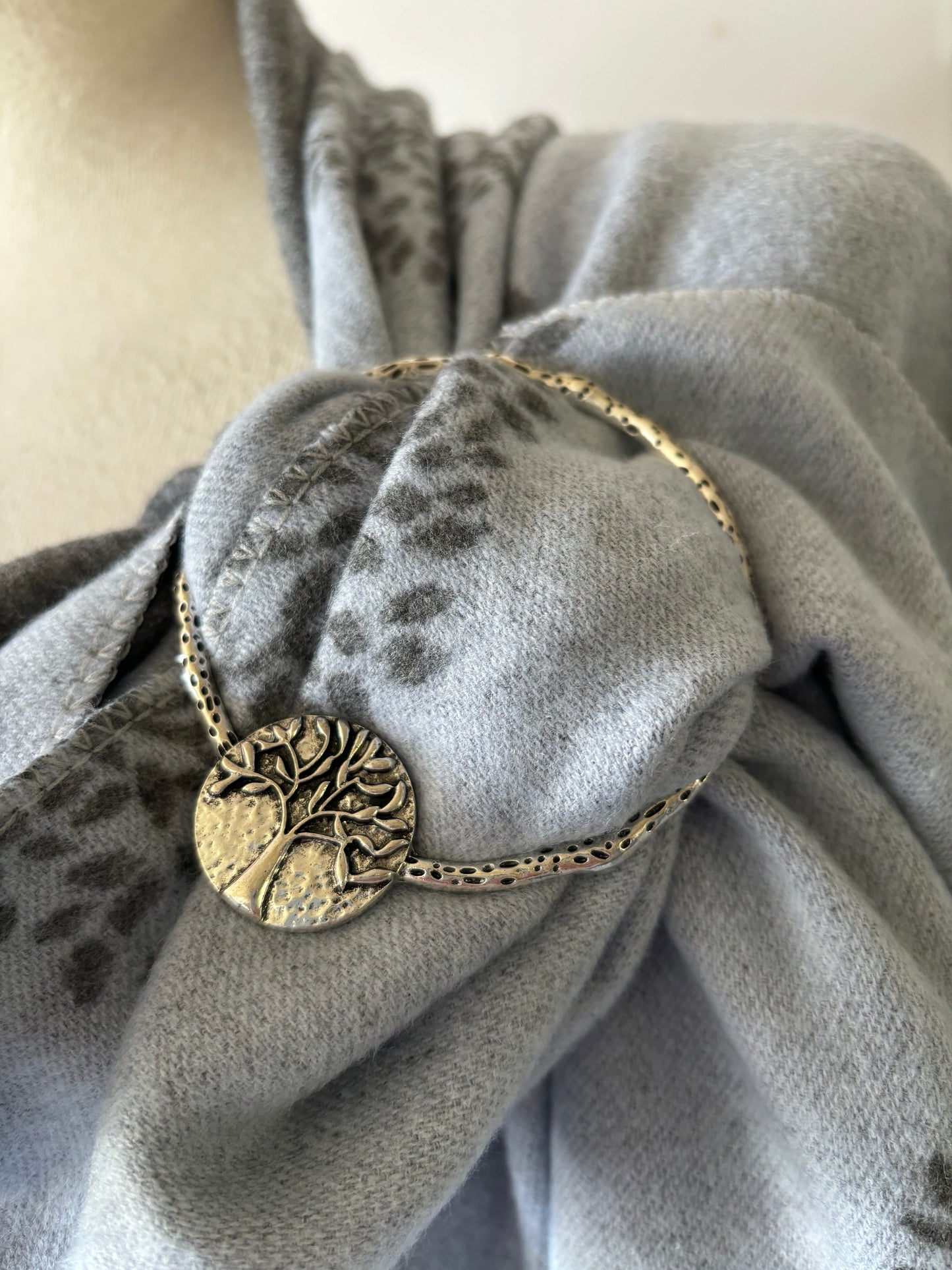 Tree of Life Scarf Ring