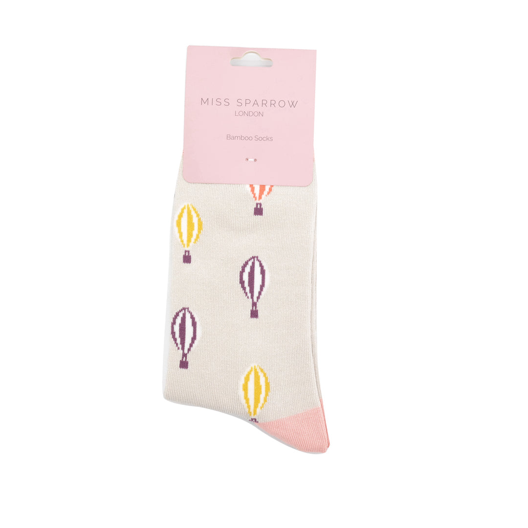 Bamboo Socks For Women - Hot Air Balloons